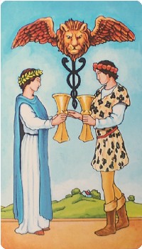 cảm nhận two of cups