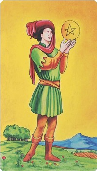 Cảm nhận Page of Pentacles