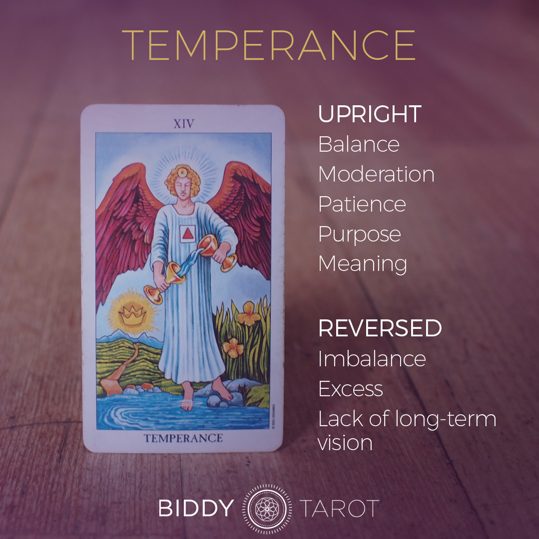 loss, or ending bringing a. The temperance tarot card's true meaning: Temperance...
