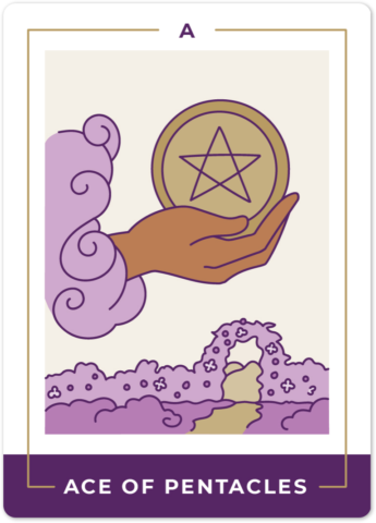Ace of Pentacles Tarot Card Meanings tarot card meaning
