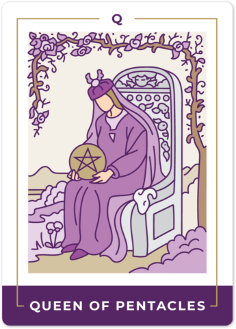 Queen of Pentacles Tarot Card Meanings tarot card meaning