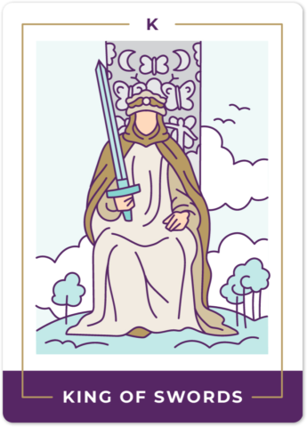 King Of Swords Tarot Card Meanings | Biddy Tarot