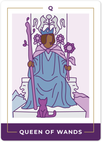 Queen of Wands Tarot Card Meanings tarot card meaning