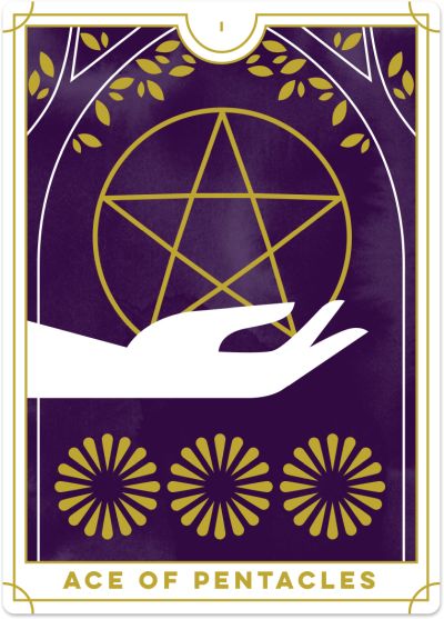 Ace of Pentacles Tarot Card Meanings tarot card meaning