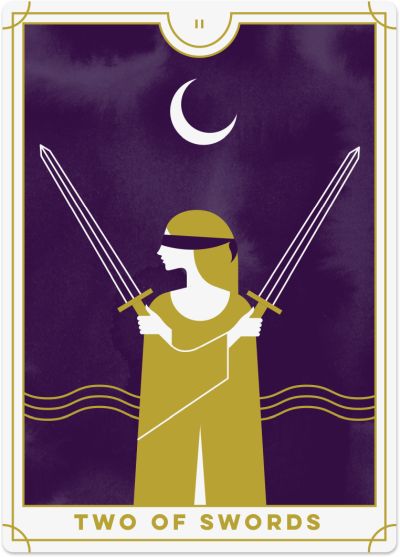 Two of Swords Tarot Card Meanings | Biddy Tarot