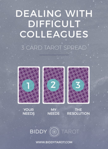 dealing with difficult colleagues tarot spread