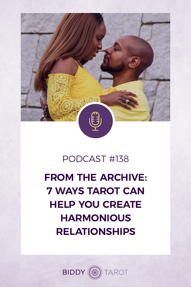 From the Archive: 7 Ways the Tarot Can Help You Create Harmonious Relationships| Couple in love, looking into each others eyes | Biddy Tarot