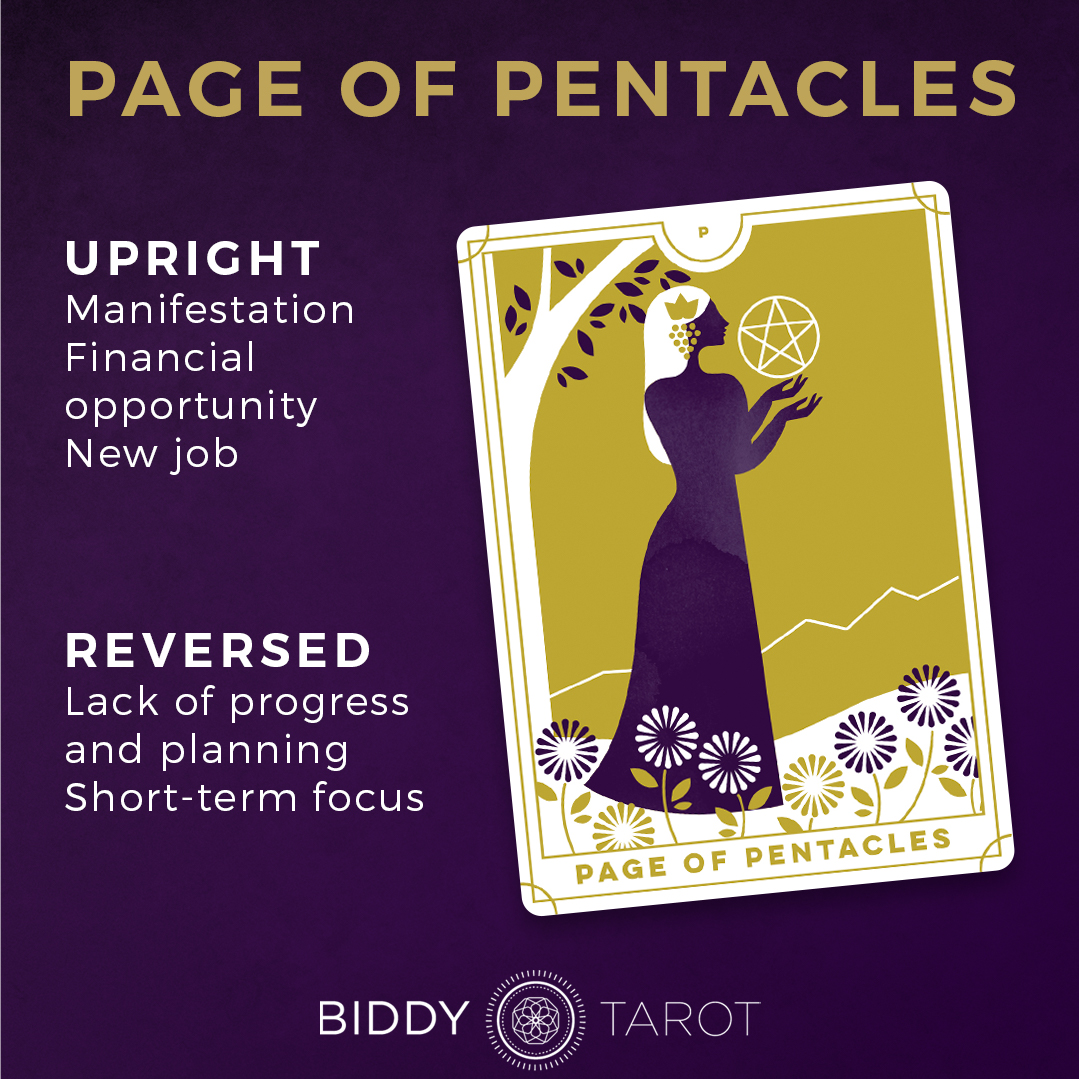 Page of Pentacles Tarot Card Meaning